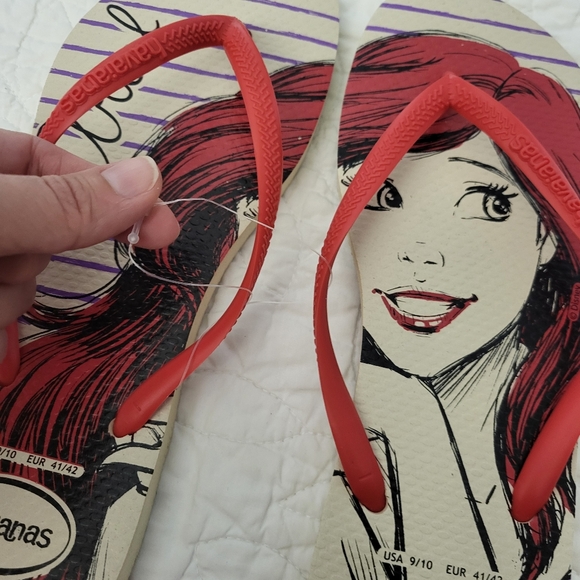 Havaianas Princess Ariel Flip Flops NWOT - Picture 4 of 4